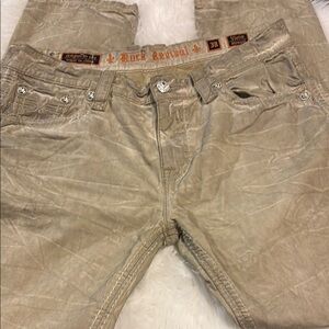 Rock Revival Men's Straight Jeans - Tan